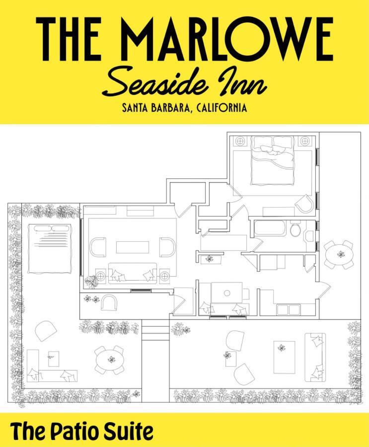 Apartment The Patio - The Marlowe Boutique Santa Barbara